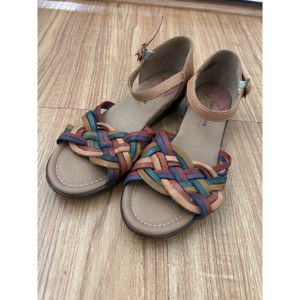 Comfortiva Sandals Fortune Size 8.5 W Leather Upper And Inner Sole Sold Out